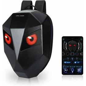 Crelander Sac à dos moto a écran d'affichage LED 3D,extensible et étanche -  حقيبة ظهر ثلاثية الابعاد للدراجات النارية مع شاشة عرض بعينين