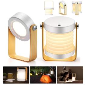 Lampe de Table Télescopique et Pliable 4 en 1 à intensité variable 3 niveaux